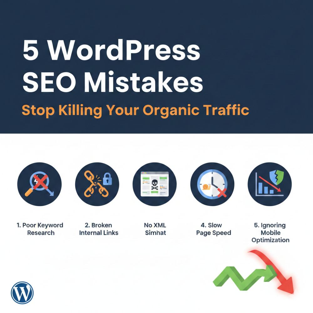 5 WordPress SEO Mistakes: Stop Killing Your Organic Traffic