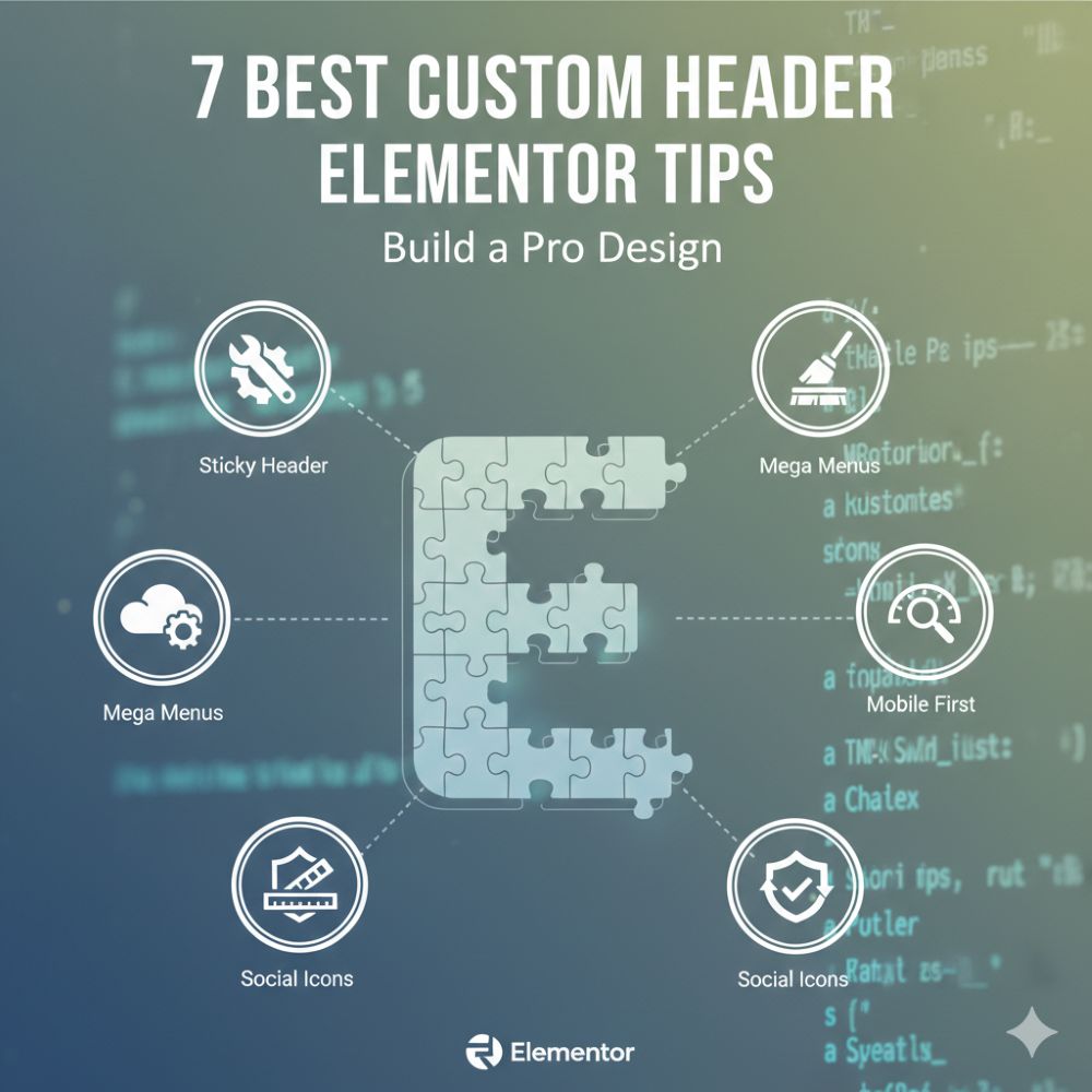 Custom Header Elementor: 7 Easy Steps to Build a Pro Design